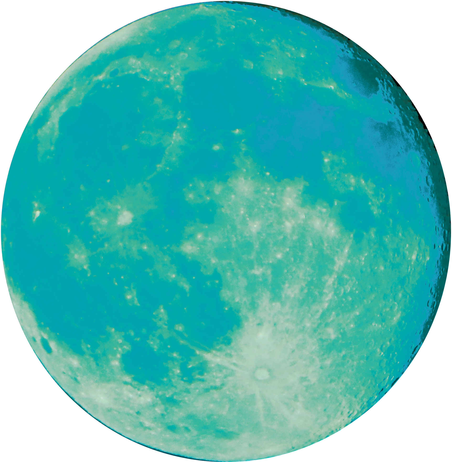 A low quality picture of a moon